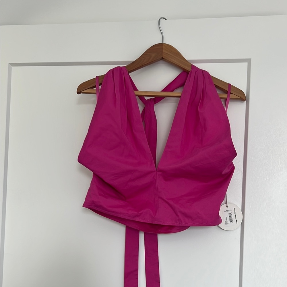 Staud Kai Top Peony Pink Women's Top